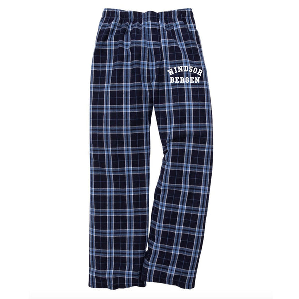 Windsor Bergen Academy Adult Pajama Pants - Navy/Columbia – Hey Local