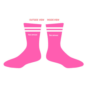 Sicomac Crew Socks - Hot Pink
