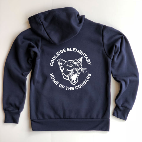 Coolidge Cougar Adult Hooded Sweatshirt