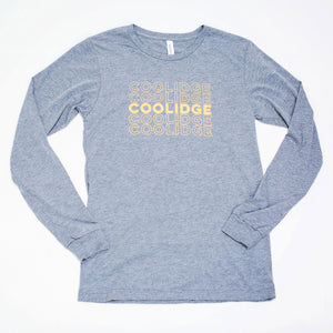 Coolidge Adult L/S Stacked Tee