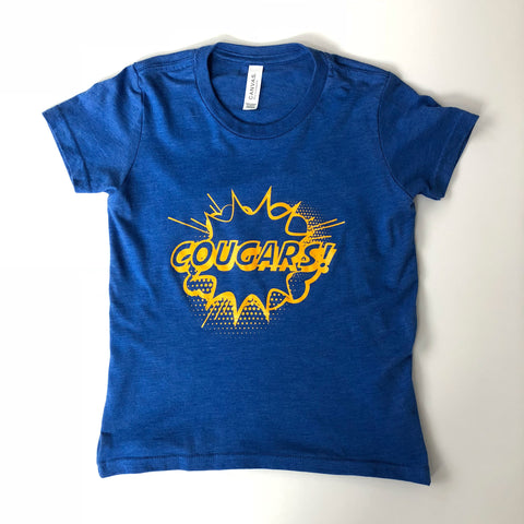 Coolidge Youth Pow Triblend Short Sleeve Tee