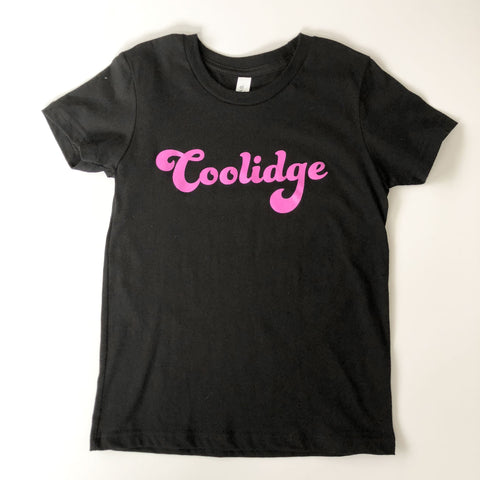 Coolidge Adult Short Sleeve Script Tee