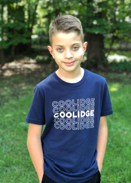 Coolidge Youth S/S Stacked Tee