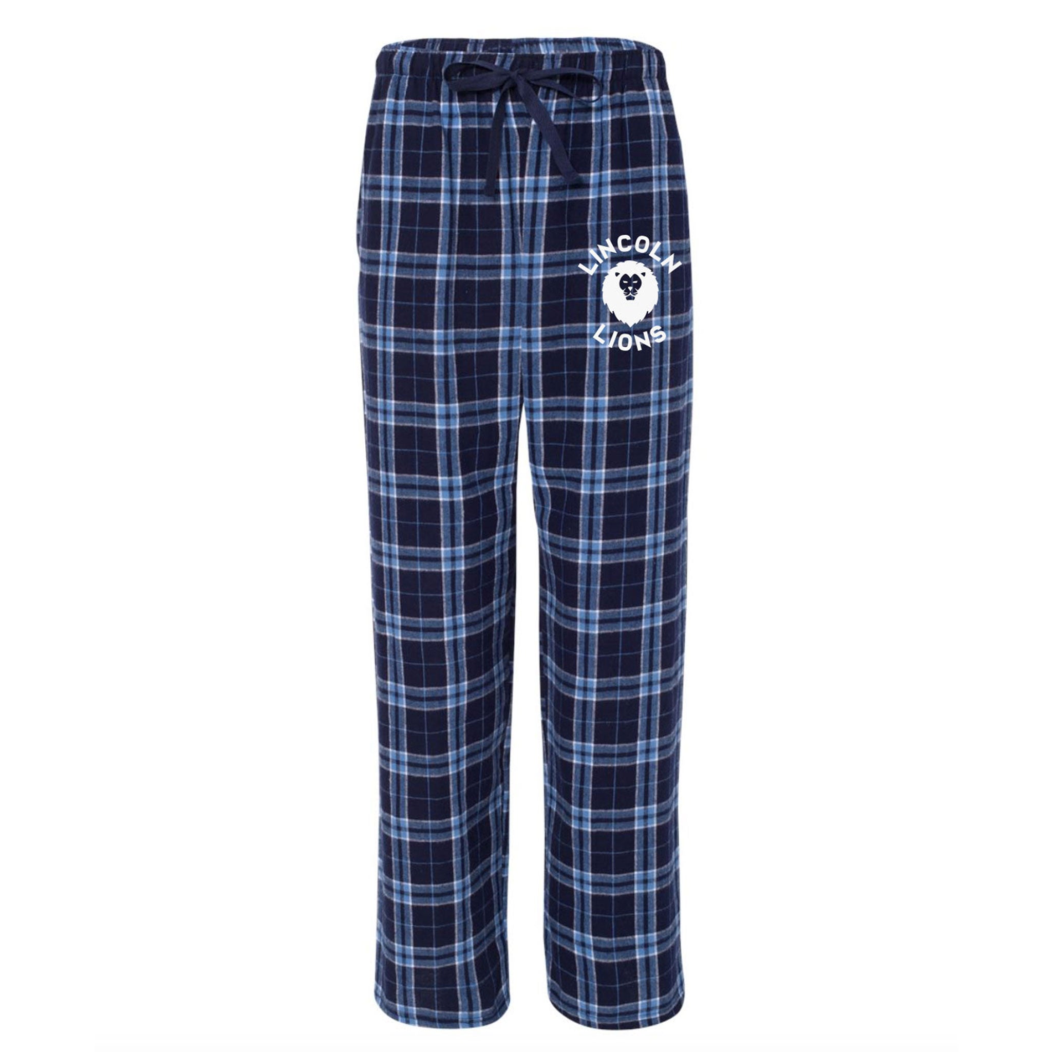 Lincoln Adult Pajama Pants - Navy/Columbia