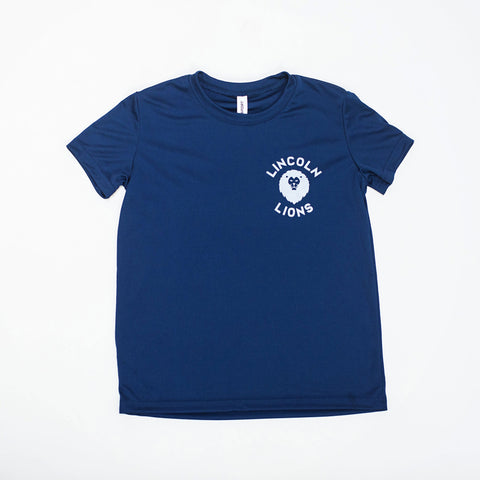 Lincoln Youth Moisture Wick Logo Tee