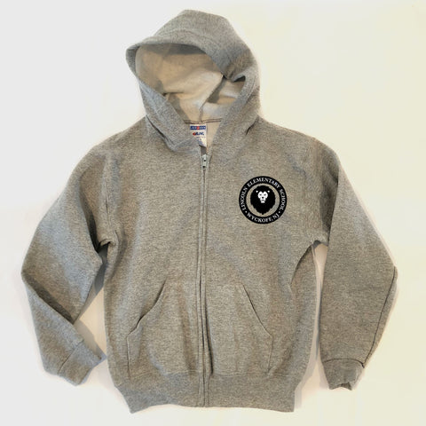 Lincoln Youth Zip Logo Sweatshirt