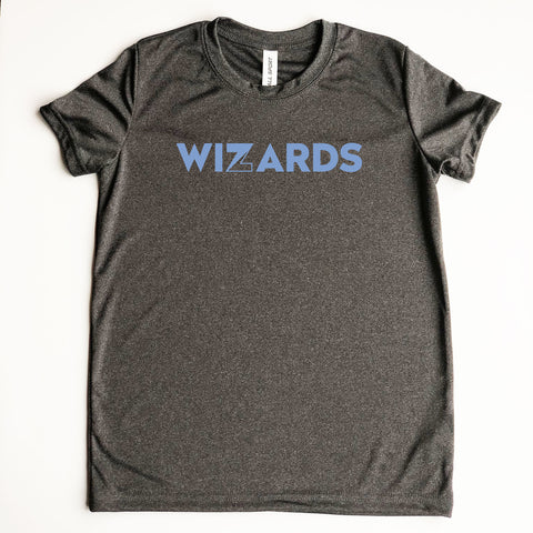 Washington Youth Moisture Wick Shirt - Blue Design