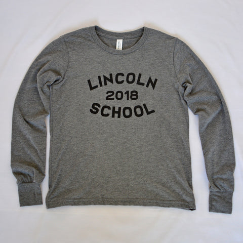 Adult Long Sleeve Retro Tee