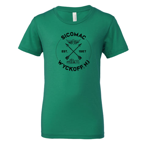 Sicomac Adult Kelly Green Tee
