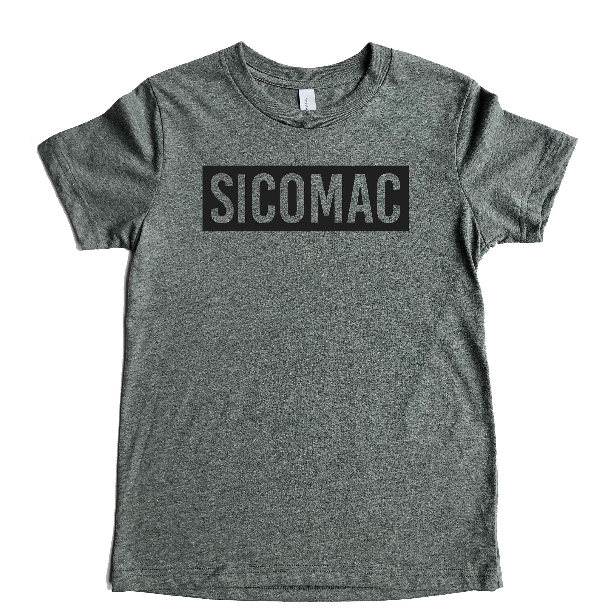 Sicomac Youth Block Logo Tee