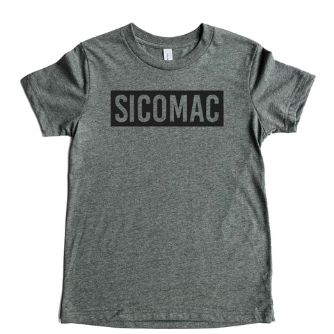 Sicomac Adult Block Logo Tee
