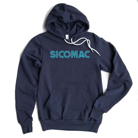 Sicomac Adult Retro Design Hooded Sweatshirt
