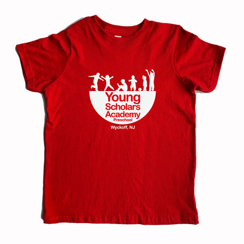 Young Scholars Academy Adult Red Tee